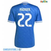 Camisa de time de futebol Real Madrid Antonio Rudiger #22 Replicas 3º Equipamento 2025-26 Manga Curta